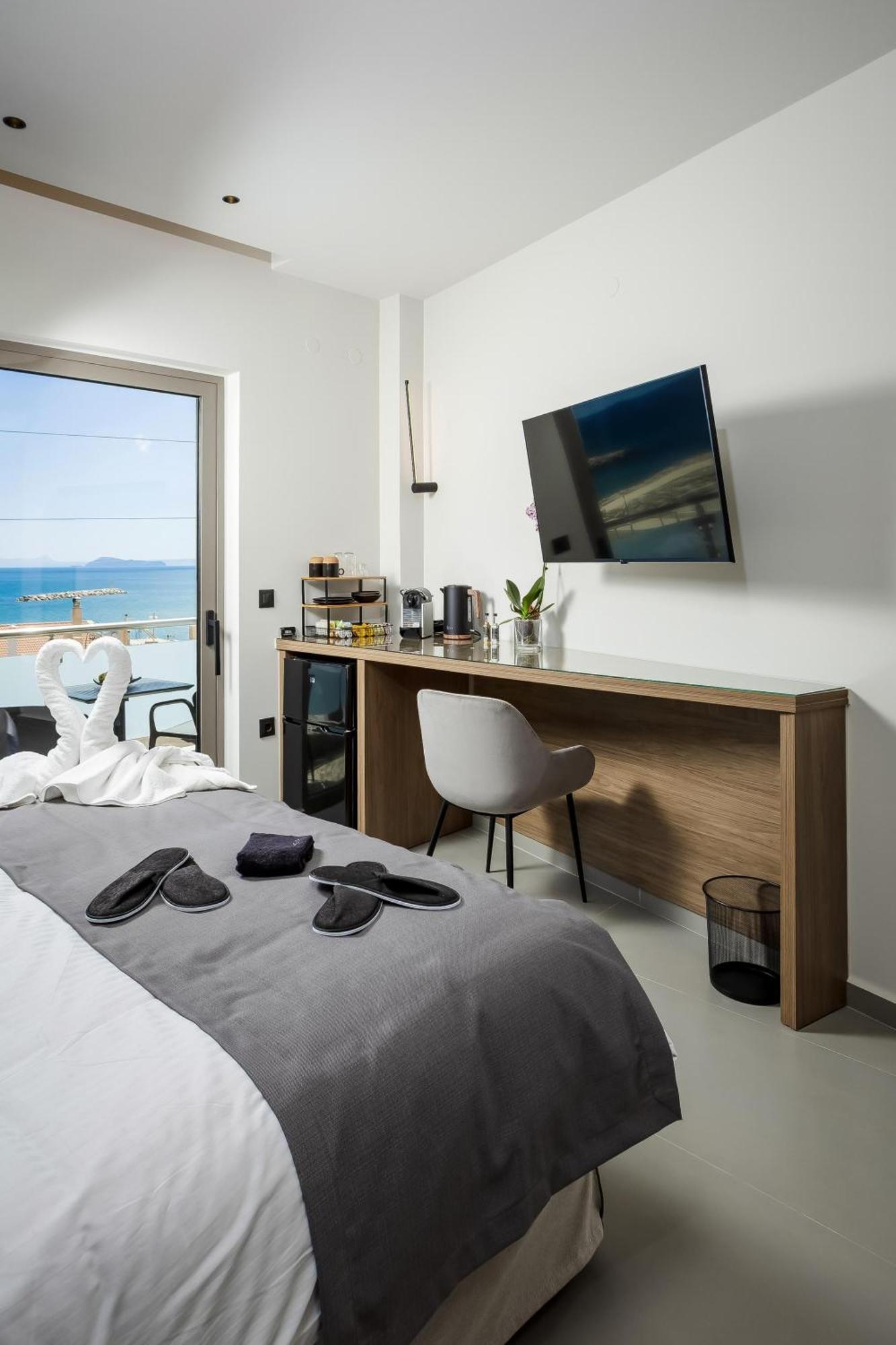 Iria Sea View Room Kolimvarion Bagian luar foto