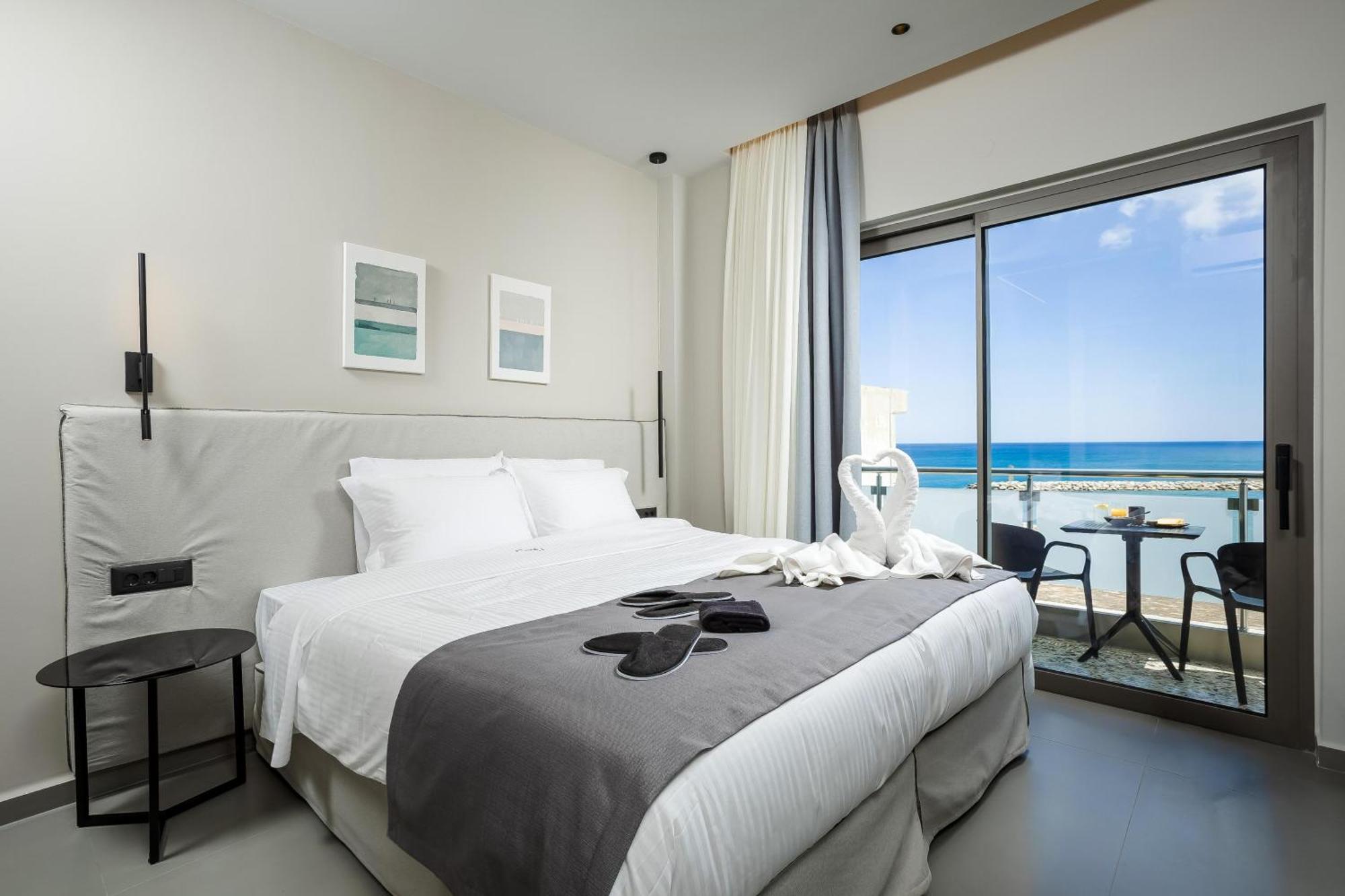 Iria Sea View Room Kolimvarion Bagian luar foto