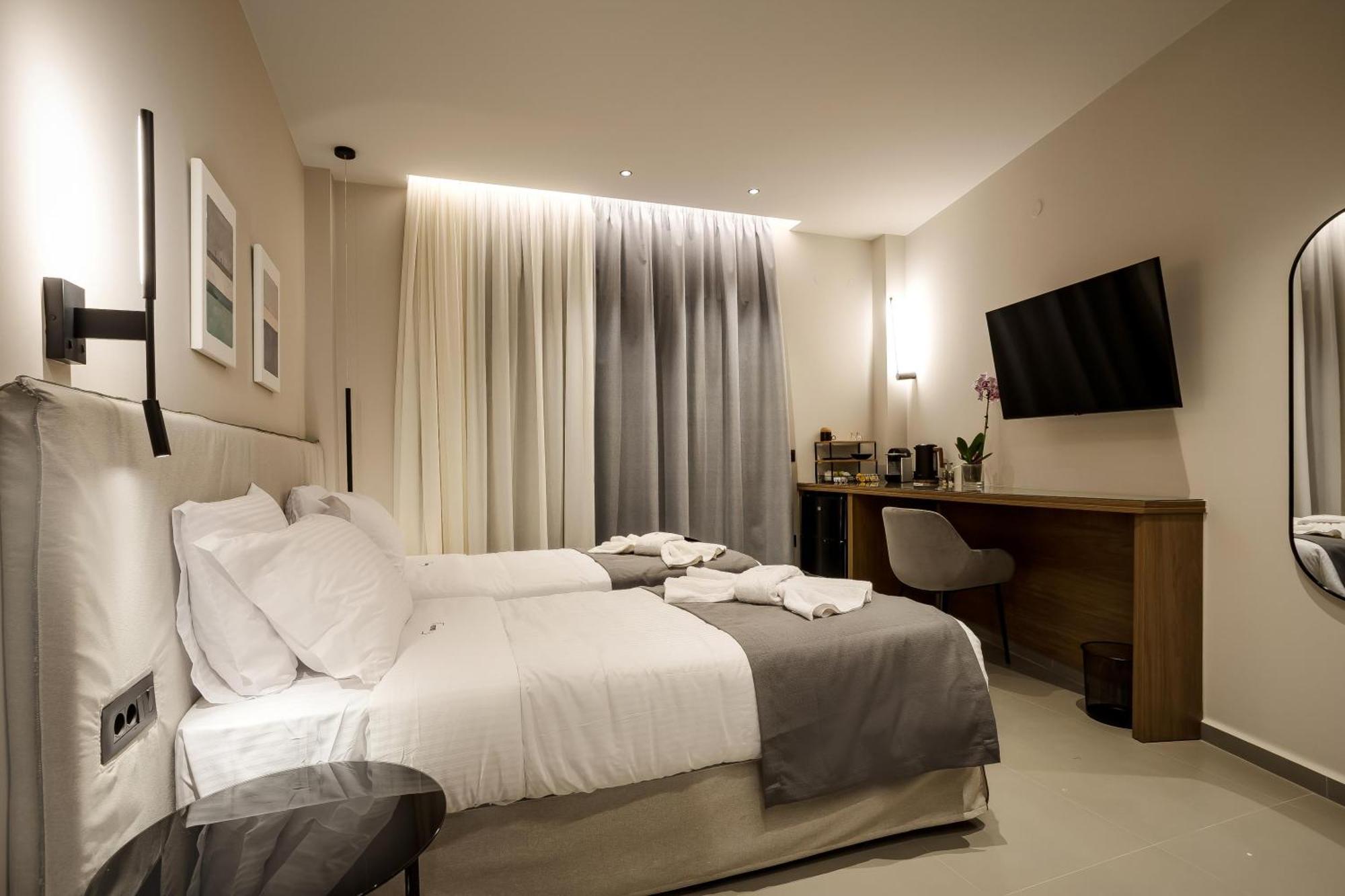 Iria Sea View Room Kolimvarion Bagian luar foto