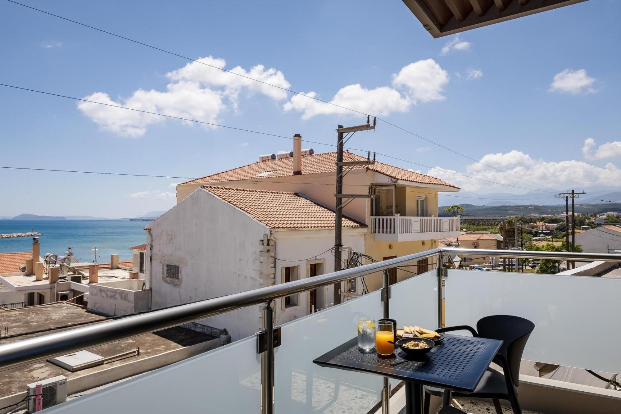 Iria Sea View Room Kolimvarion Bagian luar foto