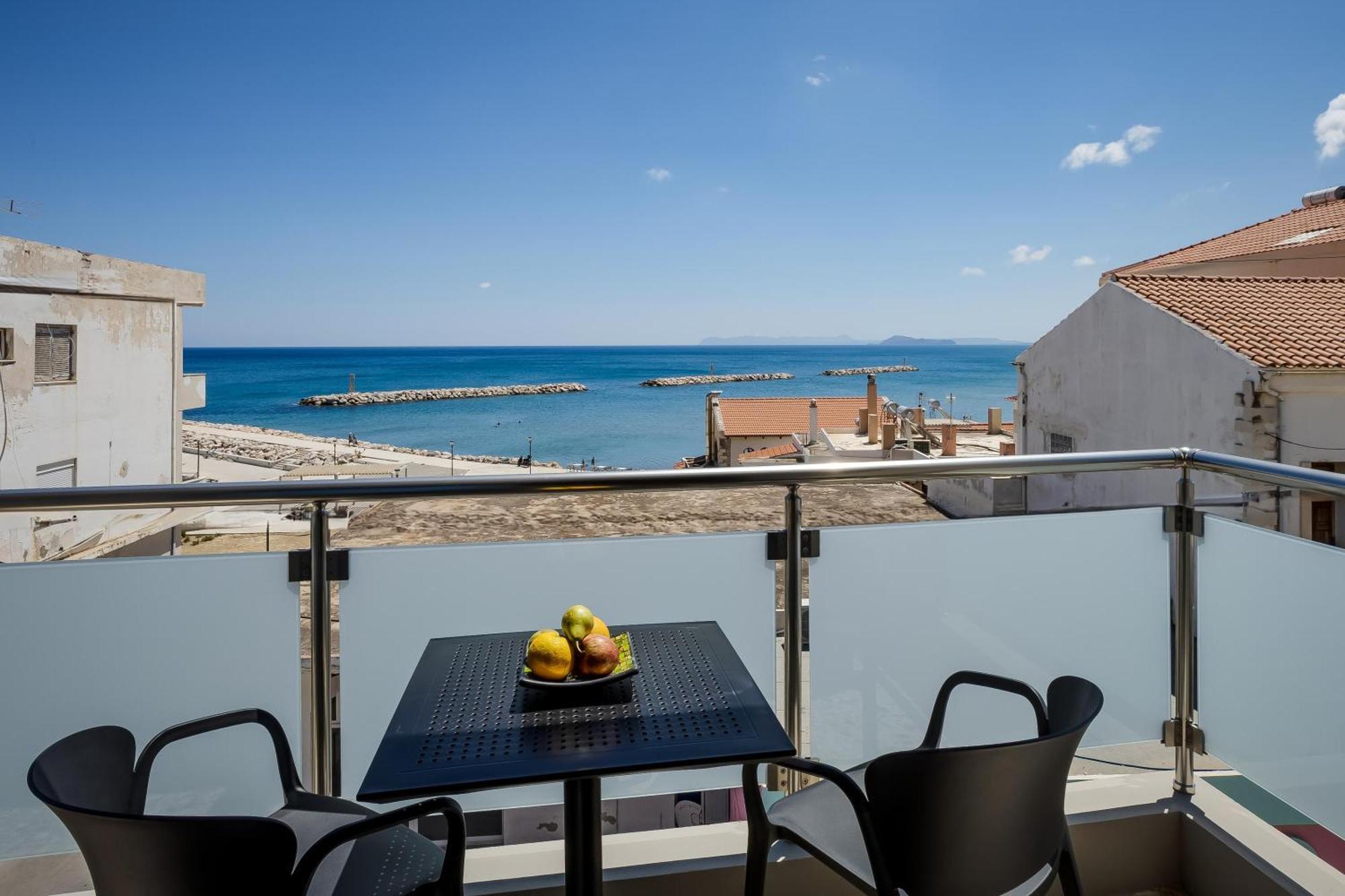 Iria Sea View Room Kolimvarion Bagian luar foto