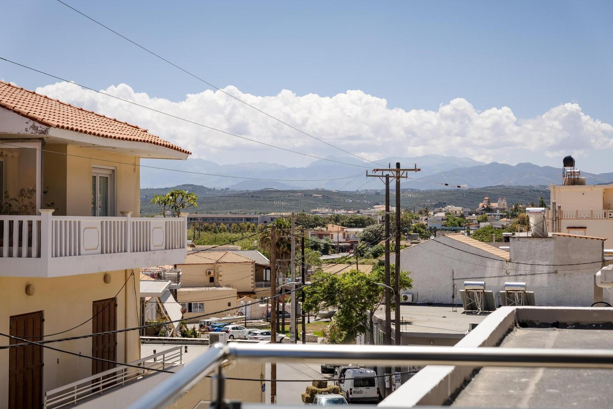 Iria Sea View Room Kolimvarion Bagian luar foto